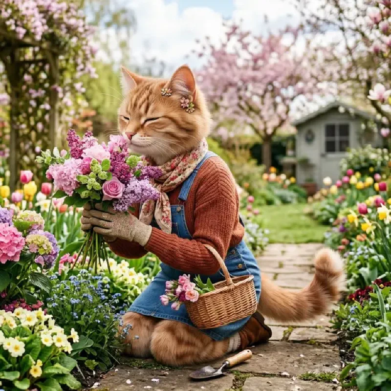 Full Bloom Feline-ality