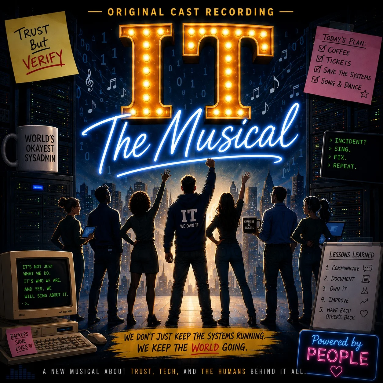 IT the Musical: Original Cast Recording IT the Musical album cover